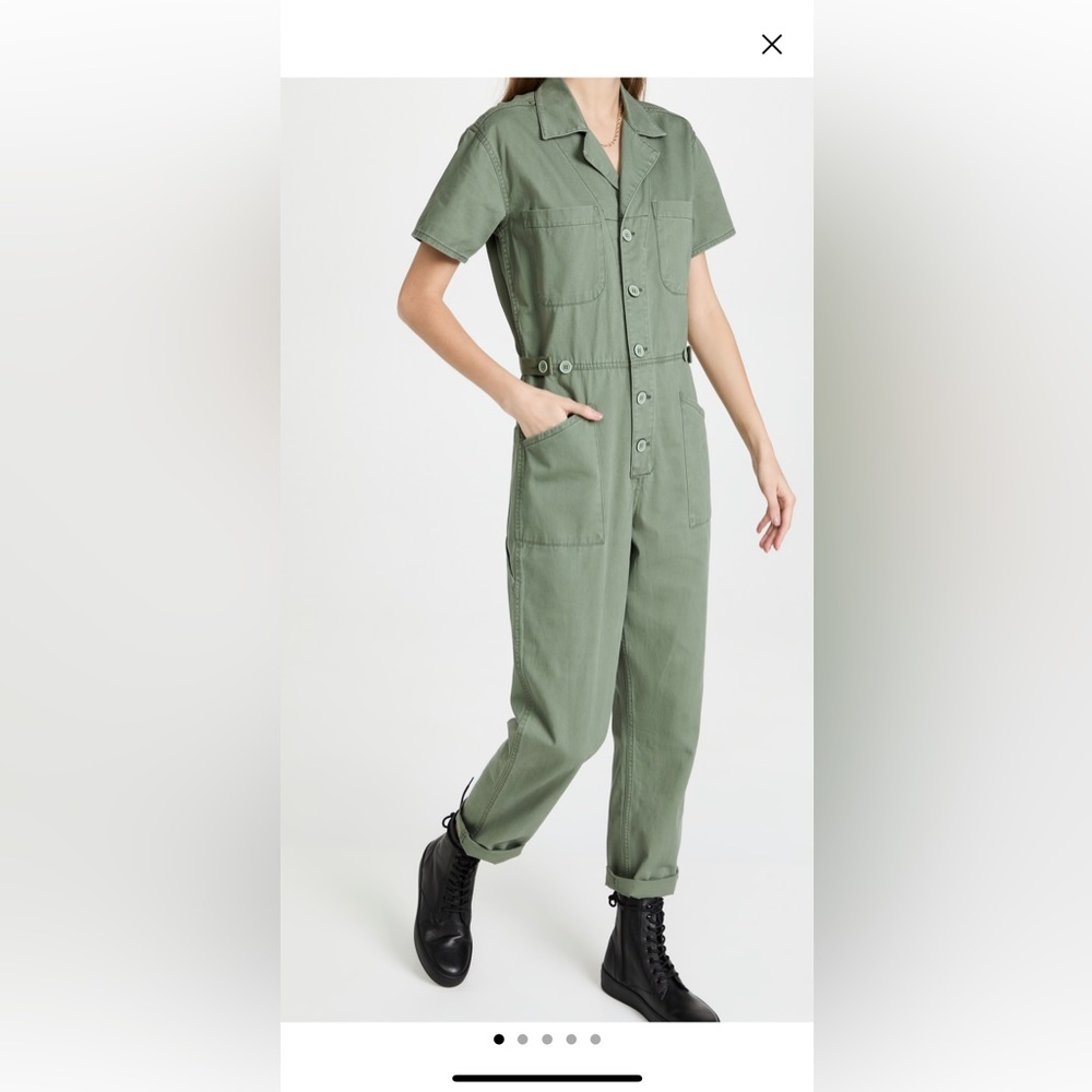 Pistola Army Green Jumpsuit - Size Medium